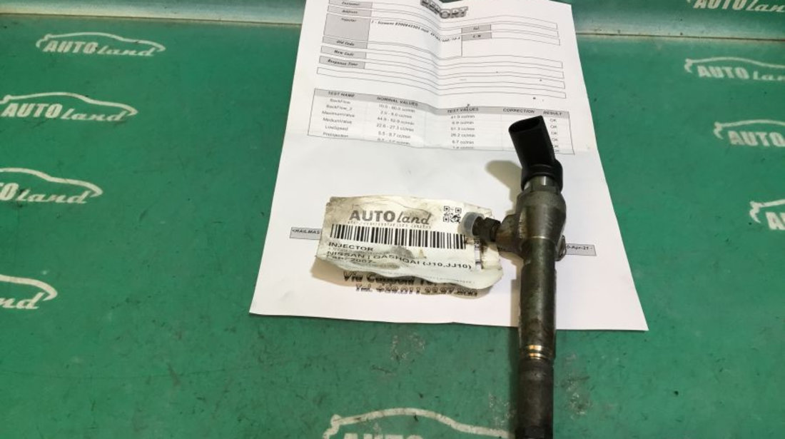 Injector 8200842205 1.5 DCI,8200294788 Nissan QASHQAI J10,JJ10 2007