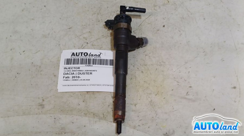 Injector 8201453073 1.5 DCI, 0445110652 Dacia DUSTER 2010