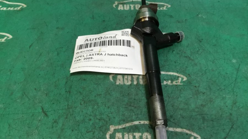 Injector 973762703 1.7 CDTI Probat Opel ASTRA J hatchback 2009