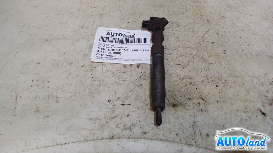 Injector A6510700587 2.2 CDI Euro 5 Mercedes-Benz SPRINTER 3,5-t bus 906 2006