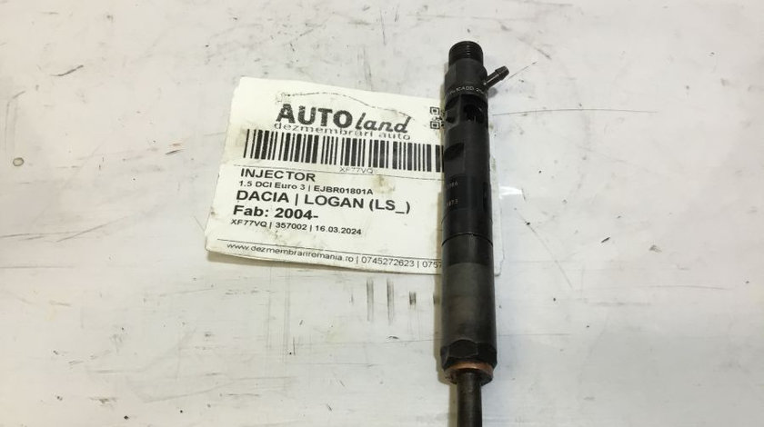 Injector Ejbr01801a 1.5 DCI Euro 3 Dacia LOGAN LS 2004