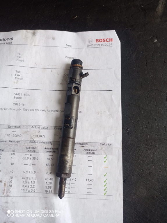 Injector Renault CLIO 2 SYMBOL 1.5 DCI-E3 K9K 2002-2007 - COD 8200553570 / 8200049876 DezP: 17108