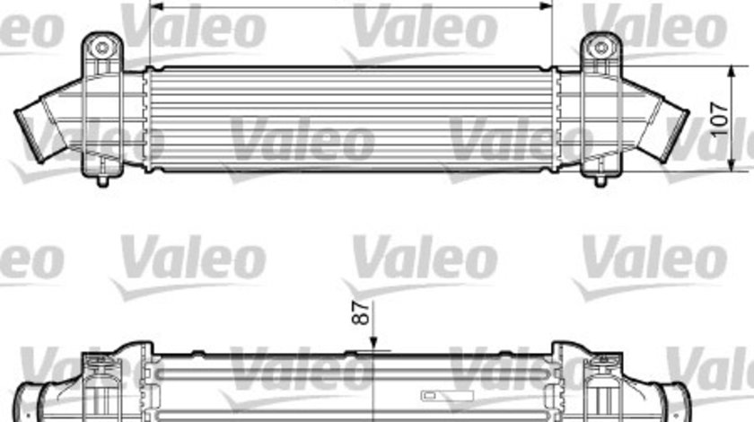Intercooler, compresor (817238 VALEO) FORD