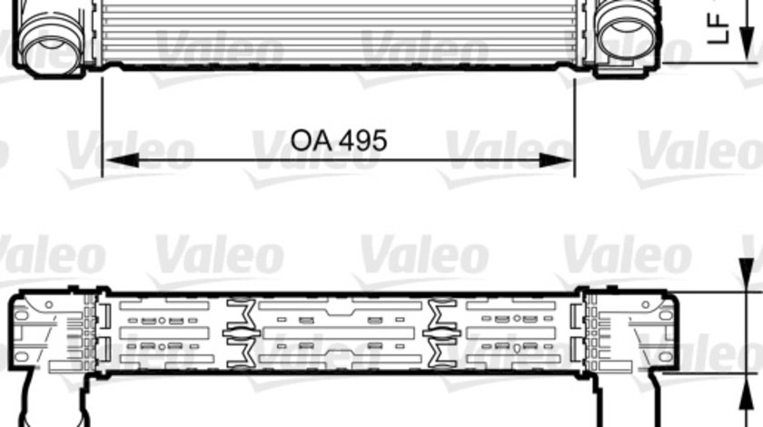 Intercooler, compresor (818252 VALEO) BMW