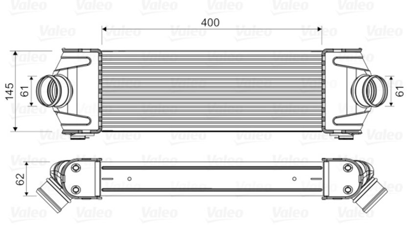 Intercooler, compresor (818550 VALEO) FORD,FORD AUSTRALIA