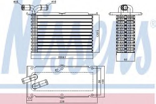 Intercooler, compresor AUDI A3 Sportback (8PA) (2004 - 2013) NISSENS 96470 piesa NOUA