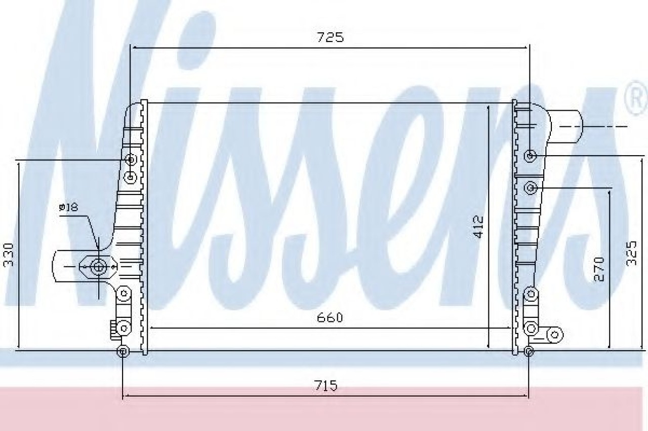 Intercooler, compresor AUDI A6 (4B2, C5) (1997 - 2005) NISSENS 96706 piesa NOUA