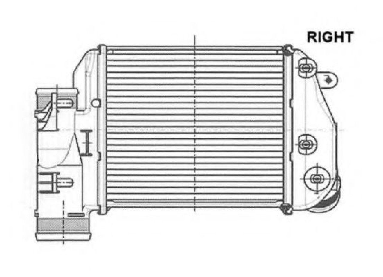 Intercooler, compresor AUDI A6 Allroad (4FH, C6) (2006 - 2011) NRF 30768 piesa NOUA