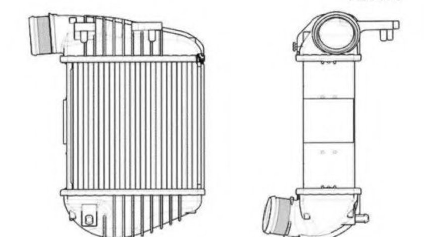 Intercooler, compresor AUDI A6 Avant (4F5, C6) (2005 - 2011) NRF 30772 piesa NOUA