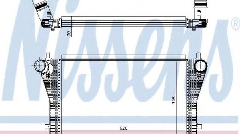 Intercooler, compresor AUDI TT (FV3) (2014 - 2016) NISSENS 96494 piesa NOUA