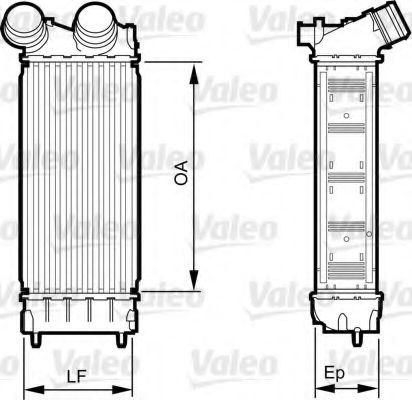 Intercooler, compresor CITROEN BERLINGO (B9) (2008 - 2016) VALEO 818226 piesa NOUA