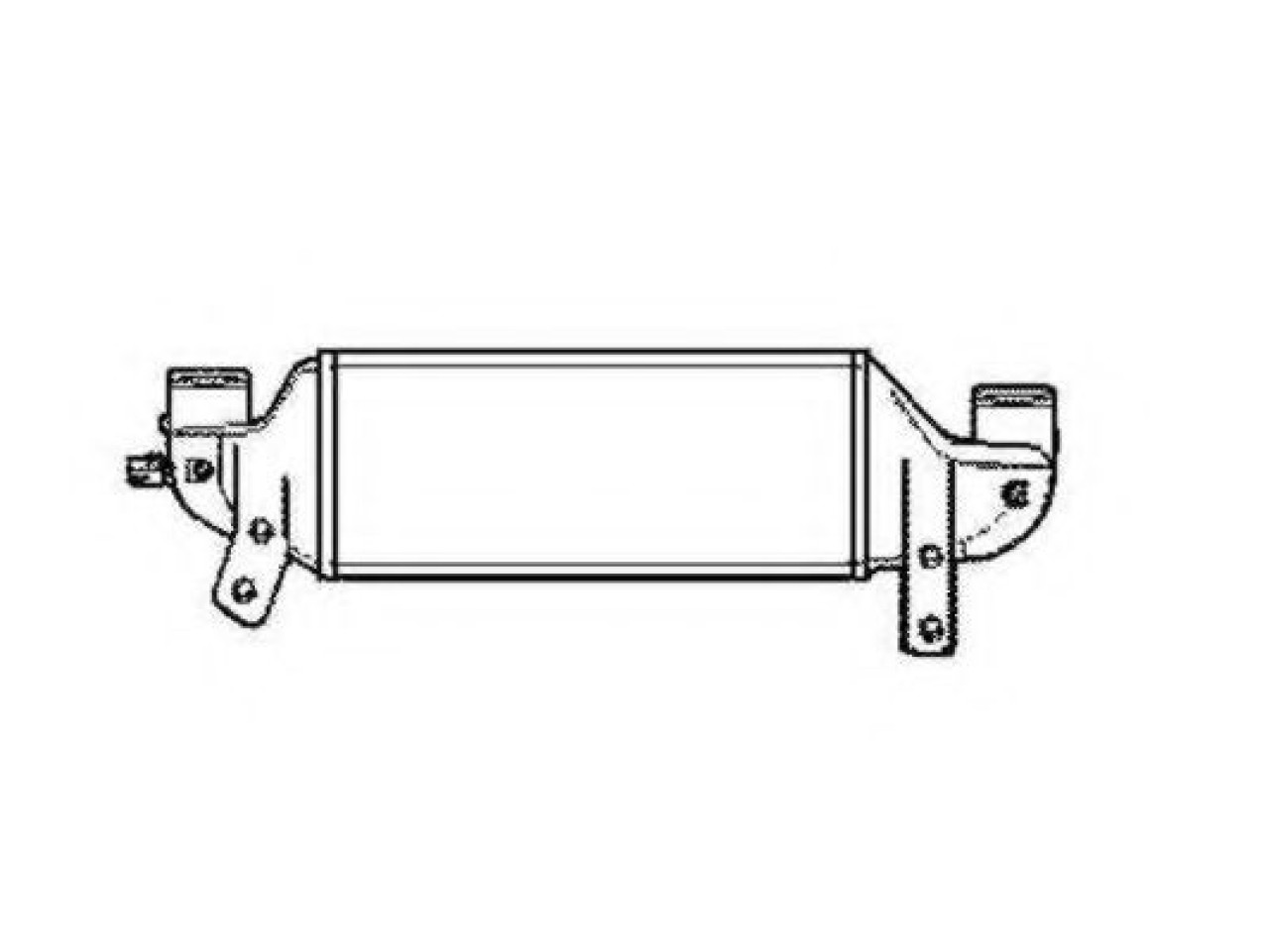 Intercooler, compresor FORD COURIER (JV) (1998 - 2016) NRF 30863 piesa NOUA