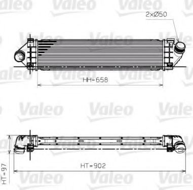 Intercooler, compresor FORD FOCUS C-MAX (2003 - 2007) VALEO 818246 piesa NOUA