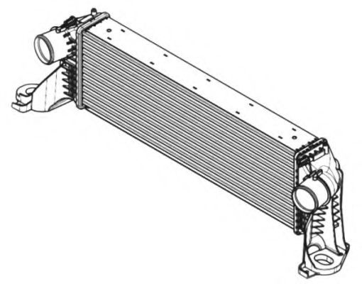 Intercooler, compresor IVECO DAILY V platou / sasiu (2011 - 2014) NRF 30342 piesa NOUA