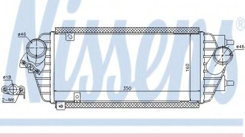 Intercooler, compresor KIA OPTIMA (2010 - 2015) NISSENS 96538 piesa NOUA