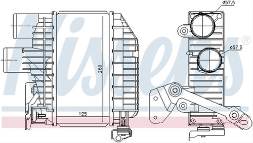 Intercooler, Compresor Nissens Toyota 96758