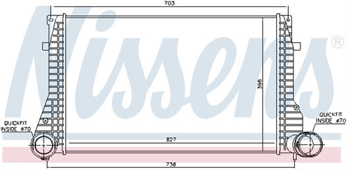 Intercooler, Compresor Nissens Vw 96633