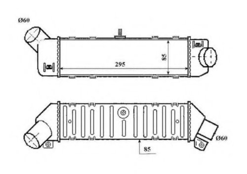 Intercooler, compresor SEAT IBIZA III (6K1) (1999 - 2002) NRF 30413 piesa NOUA