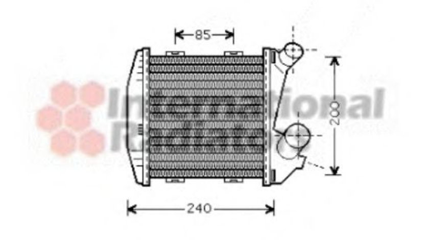 Intercooler, compresor SMART FORTWO Cupe (450) (2004 - 2007) VAN WEZEL 29004004 piesa NOUA