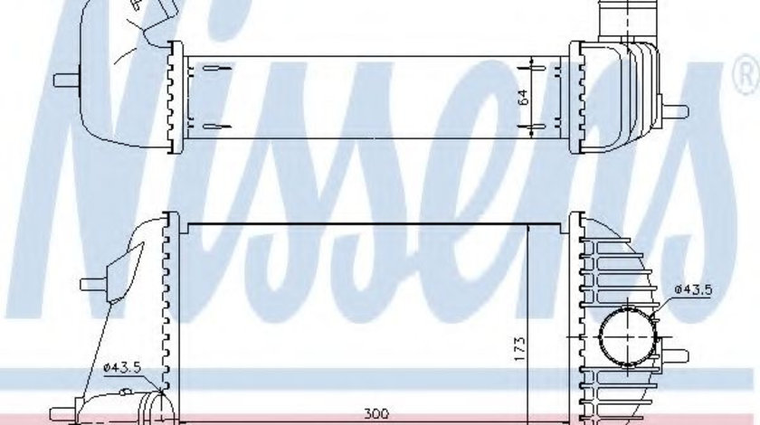 Intercooler, compresor SUZUKI SWIFT IV (FZ, NZ) (2010 - 2016) NISSENS 96465 piesa NOUA