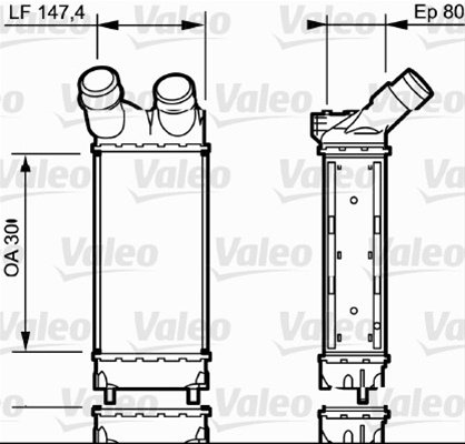 Intercooler, Compresor Valeo Citroën 818866