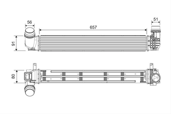 Intercooler, Compresor Valeo Renault 818878