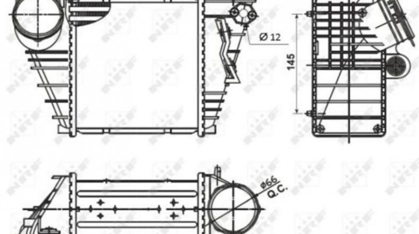 Intercooler, compresor Volkswagen AUDI A3 (8L1) 1996-2003 #2 03004200