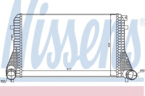 Intercooler, compresor VW PASSAT (362) (2010 - 2014) NISSENS 96575 piesa NOUA