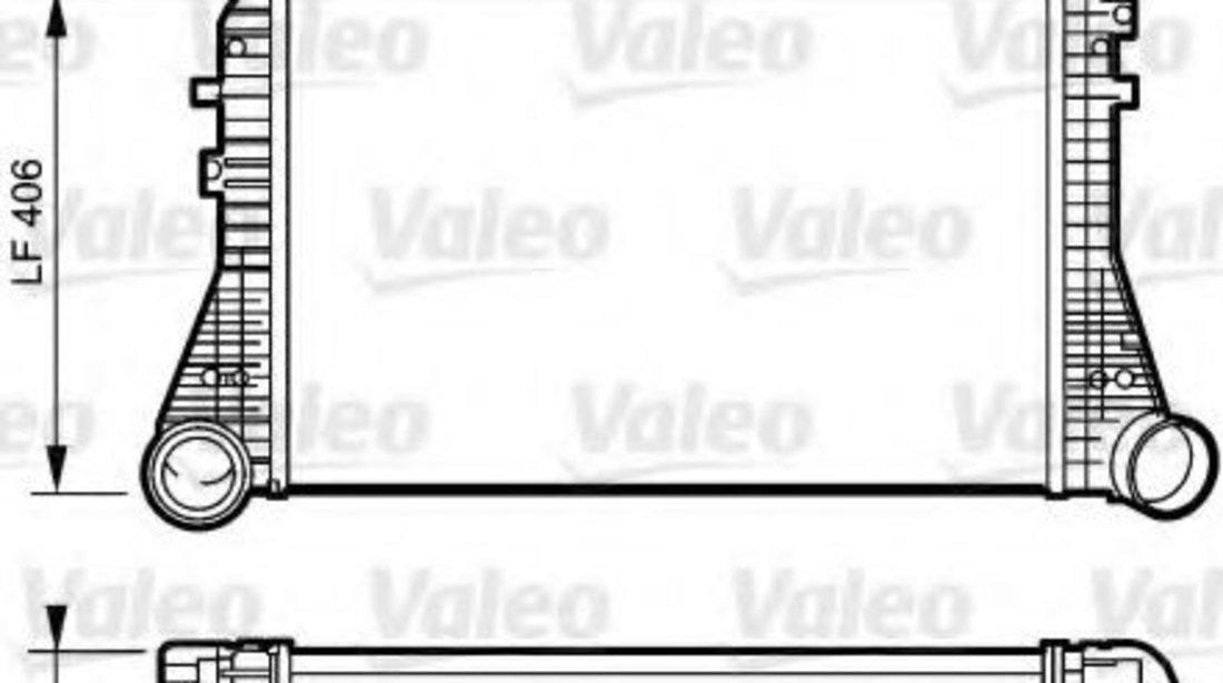 Intercooler, compresor VW PASSAT Variant (3C5) (2005 - 2011) VALEO 818795 piesa NOUA