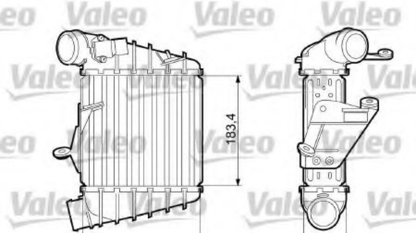 Intercooler, compresor VW POLO (9N) (2001 - 2012) VALEO 817556 piesa NOUA