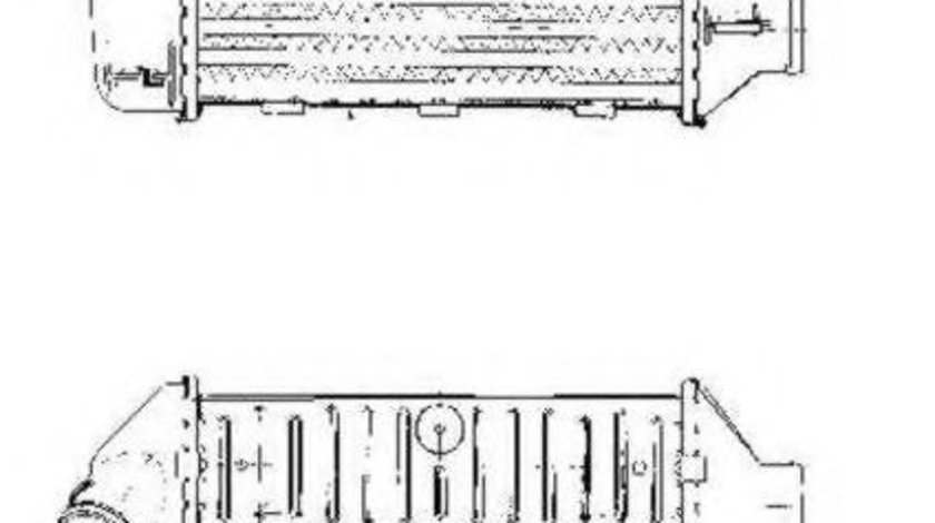 Intercooler, compresor VW POLO Variant (6KV5) (1997 - 2001) NRF 30444 piesa NOUA