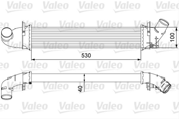 Intercooler Valeo Renault 818544