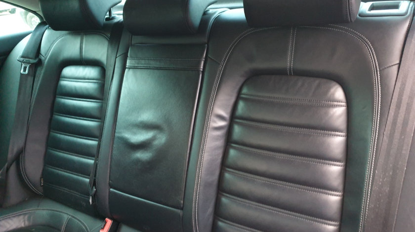 Interior Piele Neagra cu Incalzire Scaune Fata Stanga Dreapta Bancheta Sezut cu Spatar Volkswagen CC 2012 - 2017 [C3845] [C3838] [C3839]