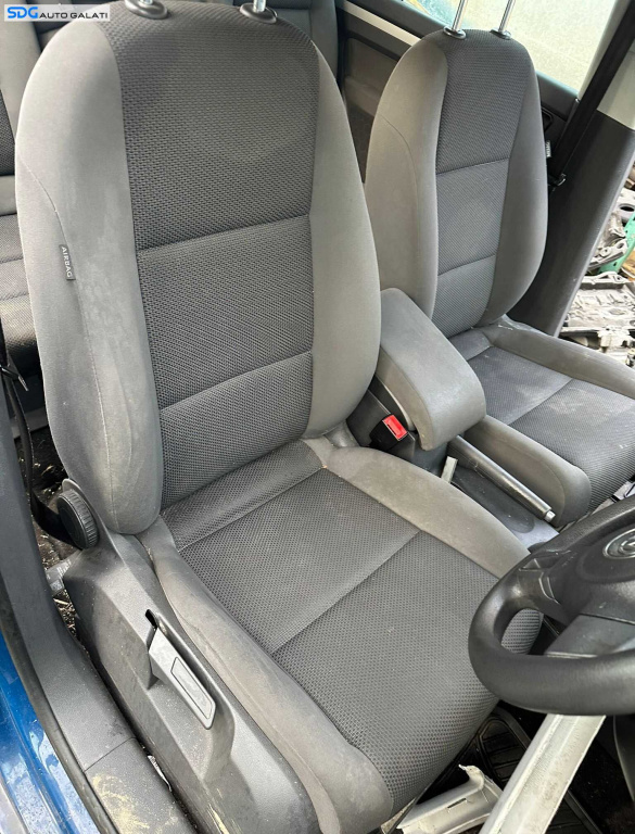 Interior Textil 7 Locuri cu Incalzire Scaun Scaune Fata Stanga Dreapta si Banchete cu Spatar 7 Locuri Volkswagen Touran 1T3 2010 - 2015 [C9231]