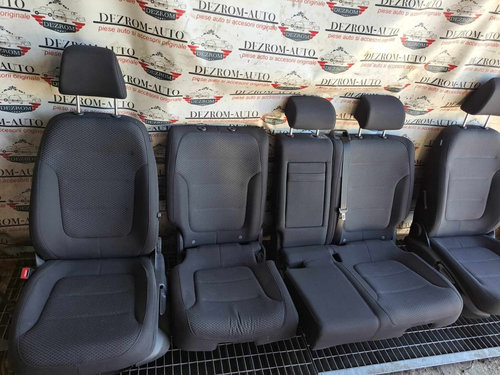 Interior textil (scaune fata + bancheta spate) VW Touareg II (7P)