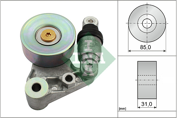 Intinzator curea, curea distributie (534002110 INA) NISSAN