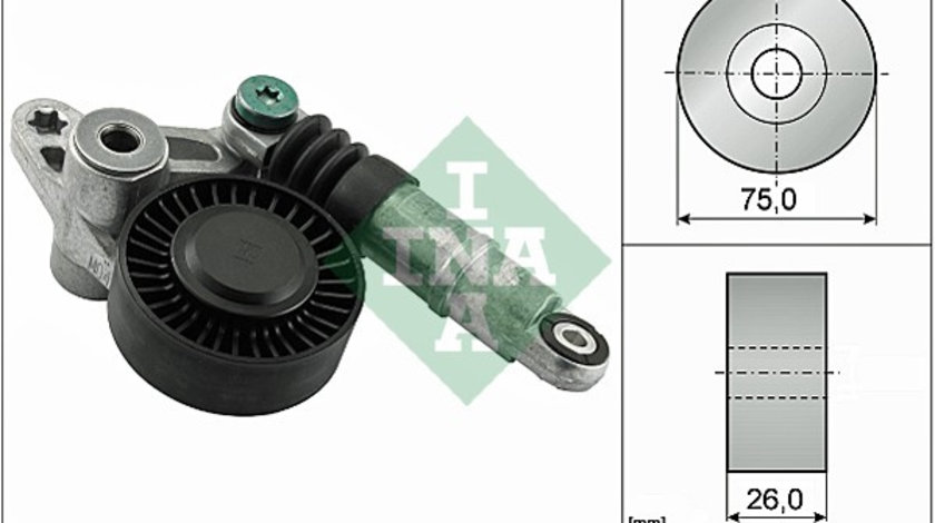 Intinzator curea, curea distributie (534035610 INA) AUDI,AUDI (FAW),PORSCHE,VW