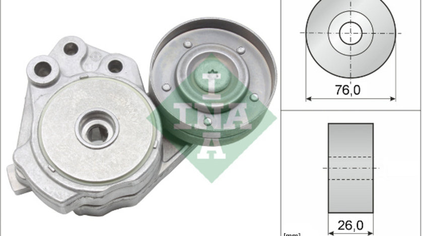 Intinzator curea, curea distributie (534037410 INA) AUDI,SEAT,SKODA,VW