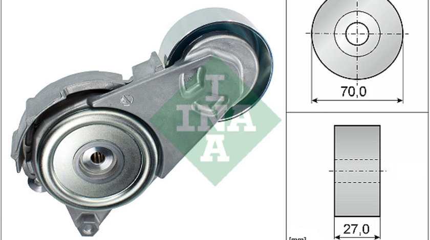 Intinzator curea, curea distributie (534040810 INA) SUBARU,TOYOTA