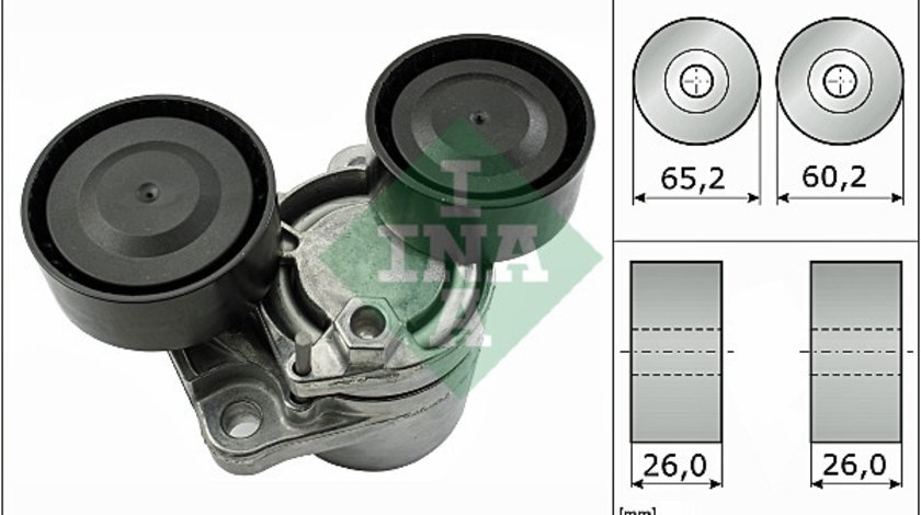 Intinzator curea, curea distributie (534050510 INA) BMW