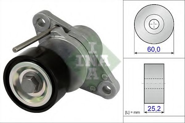 Intinzator curea, curea distributie DACIA SANDERO (2008 - 2016) INA 534 0474 10 piesa NOUA