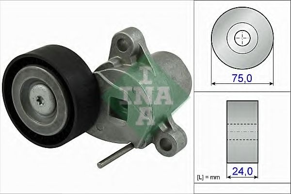 Intinzator curea, curea distributie FORD C-MAX II (DXA) (2010 - 2016) INA 534 0507 10 piesa NOUA