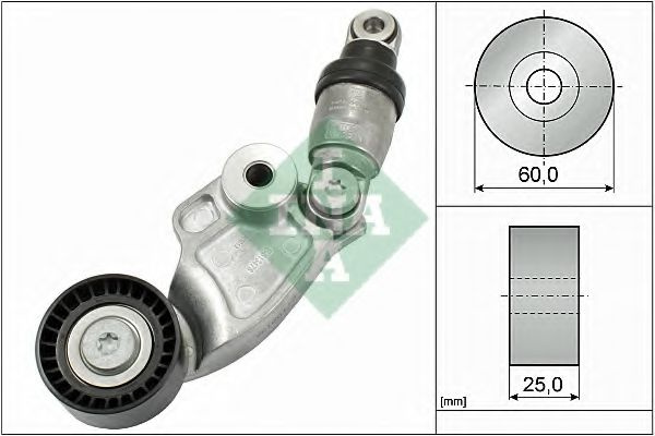 Intinzator curea, curea distributie MAZDA 6 Limuzina (GJ, GH) (2012 - 2016) INA 533 0128 10 piesa NOUA