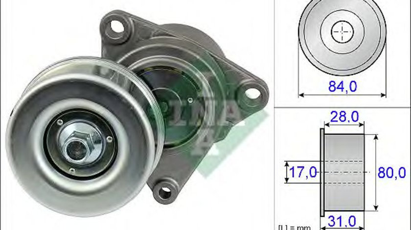 Intinzator curea, curea distributie NISSAN X-TRAIL (T30) (2001 - 2013) INA 534 0359 10 piesa NOUA