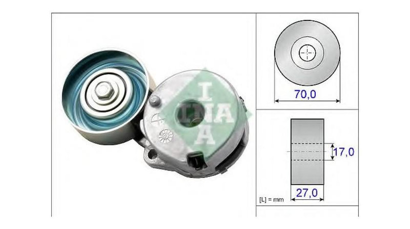 Intinzator curea Nissan X-TRAIL (T31) 2007-2013 #2 11955ET00A