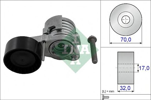 Intinzator,curea transmisie BMW Seria 5 Touring (F11) (2010 - 2016) INA 534 0432 10 piesa NOUA