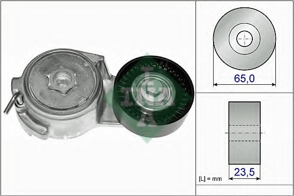 Intinzator,curea transmisie FIAT PANDA Van (141) (1986 - 2004) INA 534 0069 10 piesa NOUA