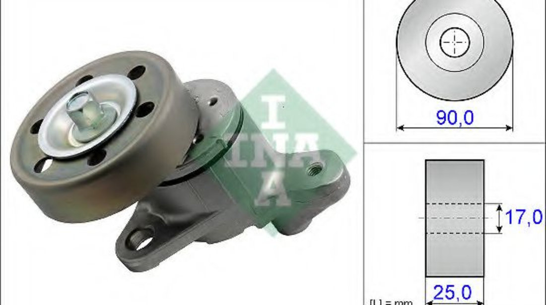 Intinzator,curea transmisie TOYOTA COROLLA (CDE12, ZZE12, NDE12, ZDE12) (2001 - 2007) INA 534 0437 10 piesa NOUA