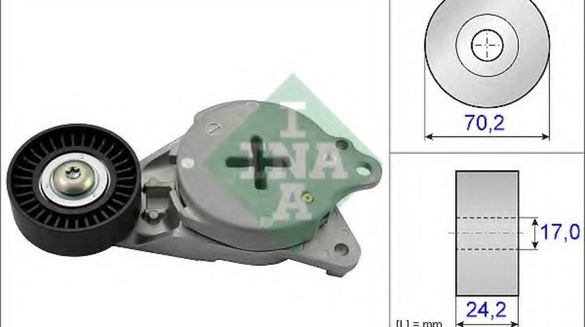 Intinzator,curea transmisie TOYOTA YARIS VERSO (NLP2, NCP2) (1999 - 2005) INA 534 0408 10 piesa NOUA