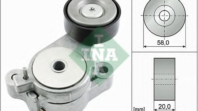 Intinzator,curea transmisie VW CC (358) (2011 - 2016) INA 534 0396 10 piesa NOUA